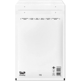 Tap 81020600 Pochettes a  bulles d'air COMEBAG, Type G17, blanc, 24 g