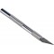 84010 00 Scalpel avec poignee en metal et lame interchangeable, 12 cm, argent