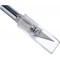 84010 00 Scalpel avec poignee en metal et lame interchangeable, 12 cm, argent