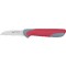 Clauss t-18428 couteau avec revetement nitrure de titane la lame : 6 cm (gris/rouge)