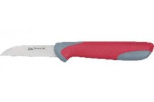 Clauss t-18428 couteau avec revetement nitrure de titane la lame : 6 cm (gris/rouge)
