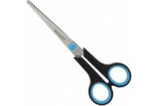 E-30271 00 Ciseaux EasyGrip/Softgrip 18 cm Bleu/Noir