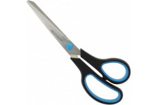  E-30283 00 - Ciseaux de 20,1cm/8" Easy Grip et Softgrip - Lames inoxydables - Anneaux en plastique bleu et noir