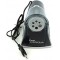 iPoint Axis E-15509 00 - Taille-Crayon electrique - Arret Automatique - 6 Trous de Diametres Differents - Gris et Noir