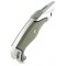 E-84023 00 cutter de securite en alliage aluminium avec manche antiderapante, largeur de lame 18 mm, gris/noir