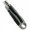 e-84026 00 cutter professionnel en plastique-poignee souple-largeur de la lame: 18 mm (gris/noir)