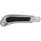 cutter e-84028 00 aluminium alliage poignee ergonomique, largeur 18 mm (gris/noir)