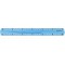 E-10222 00 Regle flexible, Incassable, Transparente, 30 cm, Couleurs Assorties, 1 Piece