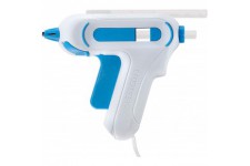 E-16758 00 Mini Pistolet a  Colle avec 2 batons de Colle Blanc/Bleu