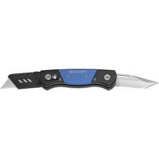 E-84033 00 Couteau universel Bleu/Noir