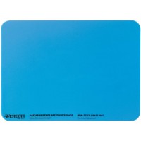 Tapis de bricolage I Tapis de bricolage antiderapant I Silicone resistant a  la chaleur I 227 x 304 mm I DIN A4 I Flexible I Rou