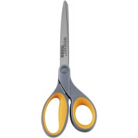 E-30493 00 Softgrip Ciseaux 11 cm en titane et nitrure Lames en acier inoxydable Gris/jaune 23 cm