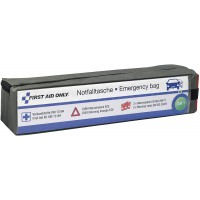 First Aid Only Kit d'Urgence 3 en 1 pour Voiture Din 13164 Triangle de Signalisation Euro 2 Gilets de Securite en Iso 20471:2013