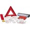First Aid Only Kit d'Urgence 3 en 1 pour Voiture Din 13164 Triangle de Signalisation Euro 2 Gilets de Securite en Iso 20471:2013