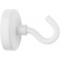 E-10829 00 Crochet magnetique en neodyme, 48 mm, adherence jusqu'a env. 60 kg, blanc