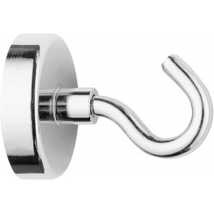 E-10830 00 Crochet magnetique en neodyme Argente 48 mm Charge max. 60 kg