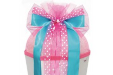 The Pink Dots Lot de 1 noeuds a  tirer Bleu/rose/blanc