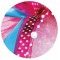 The Pink Dots Lot de 1 noeuds a  tirer Bleu/rose/blanc