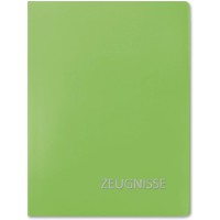 Zeugnismappe Basic, aus PP, DIN A4, grn