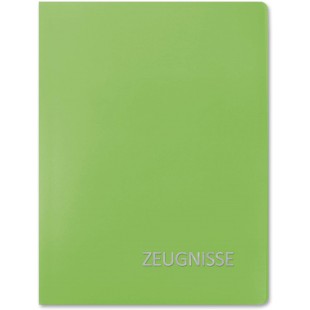Zeugnismappe Basic, aus PP, DIN A4, grn
