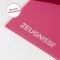 Porte-documents Duo Rose - 20 inserts pour jusqu'a  40 certificats - Indelebile
