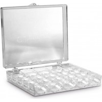 728144 Boite d'Aiguille de Couture Coton Transparent 36 x 1,5 x 5,5 cm 
