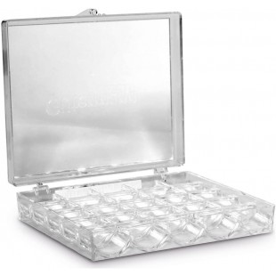 728144 Boite d'Aiguille de Couture Coton Transparent 36 x 1,5 x 5,5 cm 