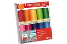 Lot de fils multicolores, 2 x 10 x 11,5 cm GUT_734006-3