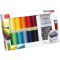 Sew-All Assortiment de Fils a  Coudre 100 m x 12 bobines avec Aiguilles Schmetz Assorties et epingles a  tete perlee Prym, Color