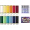 Sew-All Assortiment de Fils a  Coudre 100 m x 12 bobines avec Aiguilles Schmetz Assorties et epingles a  tete perlee Prym, Color