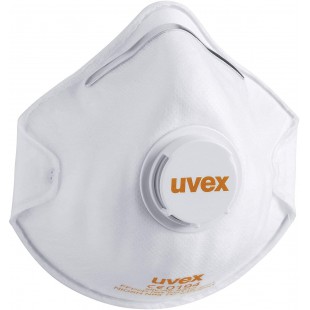 Lot de 15 : uvex Masque coque respiratoire silv-Air Classic 2210, FFP2