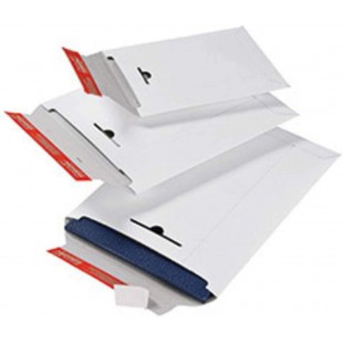 Lot de 100 : CP 012 Blanc enveloppe - Enveloppes (Blanc, 320 mm, 45,5 cm, 141,8 g, 310 x 445 x 30 mm)