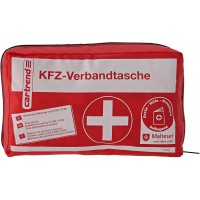 7730042 Trousse de premiers secours, rouge, DIN 13164, avec les mesures d'urgence de premiers secours selon Malteser