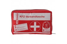 7730042 Trousse de premiers secours, rouge, DIN 13164, avec les mesures d'urgence de premiers secours selon Malteser