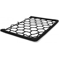 Filet de Rangement elastique a  Visser pour Caravane - Noir - 31 x 21 cm