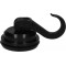 Caravan 10197 Lot de 2 Crochets a  Ventouse pour Camping, Caravane, Camping-Car Noir 2 kg