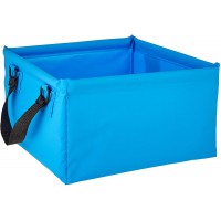 10732 Bassine Pliable d'exterieur 15 litres Pliable pour Le Camping, Peu encombrante, Alternative legere au bac a  Vaisselle en 