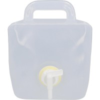 10733 Bidon a  Eau Pliable 10 l avec Robinet pour randonnee, Camping, Pique-Nique, Voyage