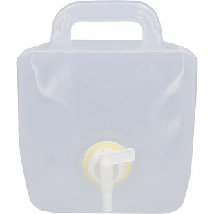 10733 Bidon a  Eau Pliable 10 l avec Robinet pour randonnee, Camping, Pique-Nique, Voyage