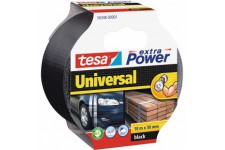Tesa extra Power Universal - Ruban Adhesif Toile pour Reparations, Fixation, Regroupement, etancheite ou Emballage - 
