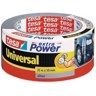 Tesa extra Power Universal - Ruban Adhesif Toile pour Reparations, Fixation, Regroupement, etancheite ou Emballage - 