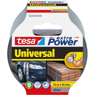 Tesa extra Power Universal - Ruban Adhesif Toile pour Reparations, Fixation, Regroupement, etancheite ou Emballage - 