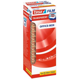 Tesafilm Ruban Adhesif Transparent - Resistant au Vieillissement et au Dechirement - Rubans avec grande adherence, 66 m x 19 mm 