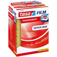 Tesafilm Ruban Adhesif Transparent - Resistant au Vieillissement et au Dechirement - Rubans avec grande adherence, 66 m x 25 mm 
