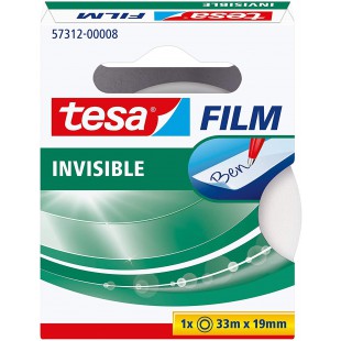 Tesa 57312-8-0 Ruban adhesif mat invisible 33 m x 19 mm (Import Allemagne)