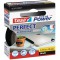 Tesa extra Power Perfect - Ruban Adhesif Toile - Ruban de Reparation pour Artisanat, Fixation, Renforcement et etiquetage - Noir