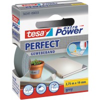 Tesa extra Power Perfect - Ruban Adhesif Toile - Ruban de Reparation pour Artisanat, Fixation, Renforcement et etiqu