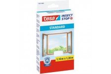 Tesa Insect Stop Auto-Agrippant STANDARD pour Fenetres - Filet Anti-Moustiques Adhesif - Decoupable a  la Dimension Souhaitee - 