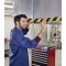 Tesa Signal Universel Ruban Adhesif de Marquage et d'Avertissement - Balise et Signalise les Zones Dangereuses - Resistant aux U