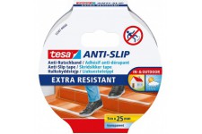 Tesa Adhesif Antiderapant - Ruban Adhesif Antiderapant pour les Sols Interieurs et Exterieurs - Ideal pour les Escalier et les M